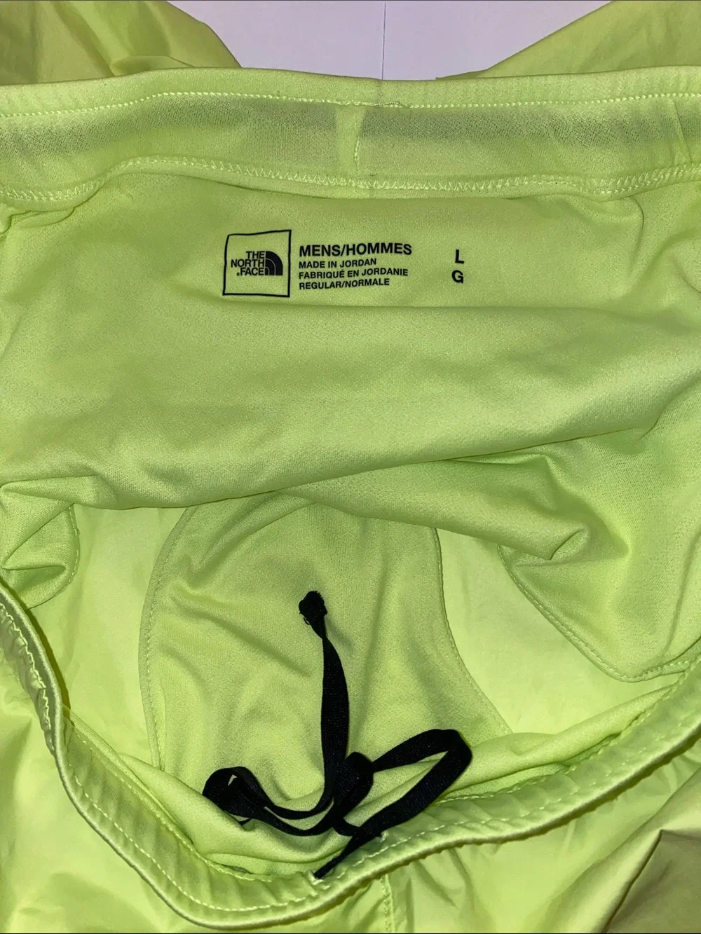 Men’s The North Face Neon Lined Shorts LARGE